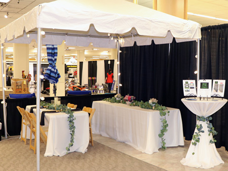 trade show pole and drape
